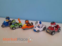 PAW PATROL 4 SMALL VEHICLES WITH FIGURES