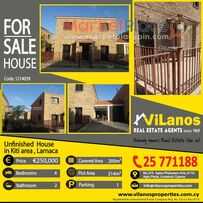 For Sale Unfinished House in  Kiti area, Larnaca, Cyprus ️