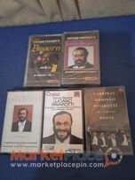 5 original tape cassette of Pavarotti.