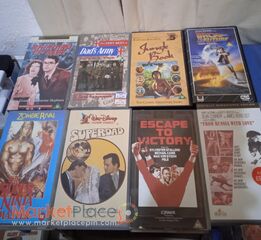 28 original English version video cassette VHS.