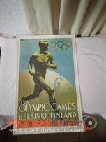 7 Antik laminate print Amsterdam Olympics games.