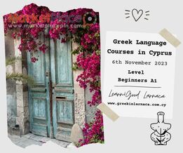 A personalised approach to learning Greek in Cyprus, 6th November 2023