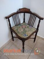 Edwardian antique 3 corner chair