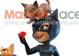 DC Comics Catwoman Q-Fig Elite Action Figure - Κοκκινοτριμιθιά, Λευκωσία