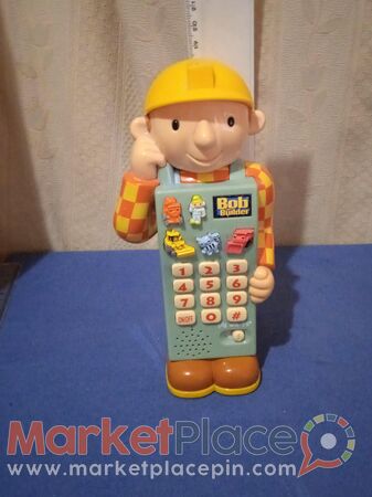 Vintage phone toy Bob the builder 1990 - 1.Λεμεσός, Λεμεσός