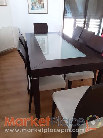 Dining table with 8 chairs plus buffee with drawers. - Έγκωμη, Λευκωσία
