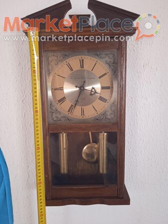 Ξύλινο ρολόι τοίχου εκκρεμές μπαταρίας. - 1.Limassol, Limassol