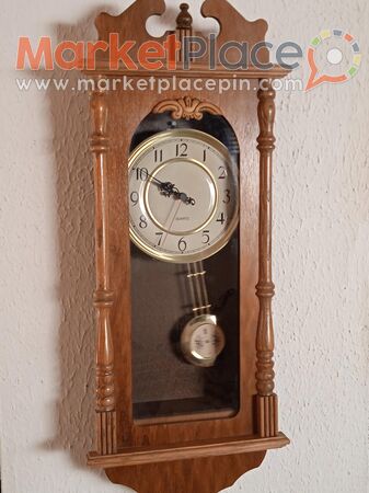 Ρολόι τοίχου ξύλινο μπαταρίας με εκκρεμές. - 1.Лимассола, Лимассол