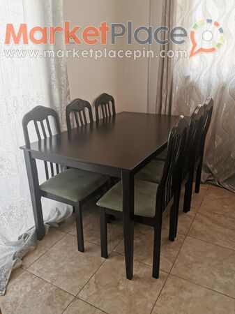 Dining table with 6 chairs - Paphos, Пафос