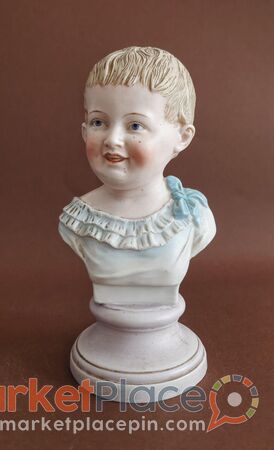 19th century porcelain figurine child ernst bohne sons germany - Πάφος, Πάφος