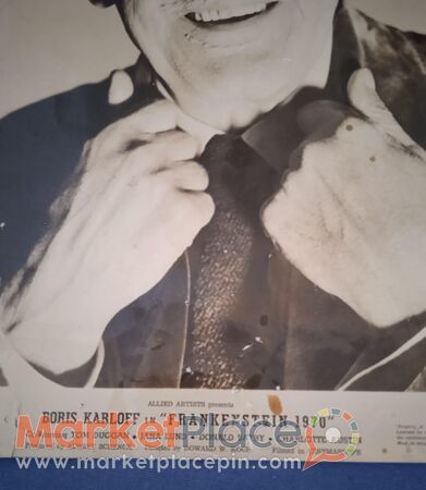 Original cinema poster Boris Karloff Frankenstein. - 1.Λεμεσός, Λεμεσός