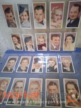 Set of 50 lithograph cards film stars,1936. - 1.Лимассола, Лимассол