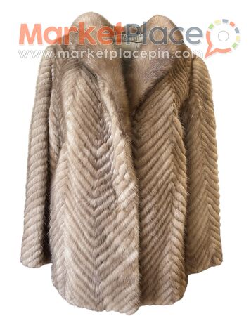 Golden brown mink fur coat - Nicosia, Никосия