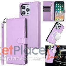 Flip case lilac leather iPhone 15 pro max - 1.Лимассола, Лимассол