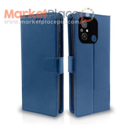 Redmi Note 12 5G Flip Leather Case Navy Blue - 1.Лимассола, Лимассол