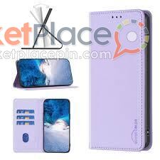iPhone 15 pro max flip case leather lilac - 1.Лимассола, Лимассол