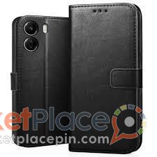 Poco  C65 flip case leather  black - 1.Λεμεσός, Λεμεσός