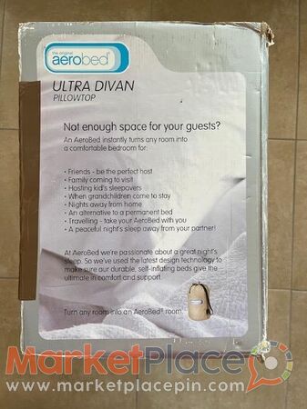 Aerobes ultra double divan pillow top bed - Pegeia, Paphos
